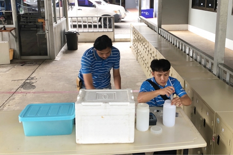 ไฟล์แนบ กปภ.สาขาระนอง ให้บริการ กปภ.เช็คชัวร์ ตรวจสอบคุณภาพน้ำ เรือนจำระนอง