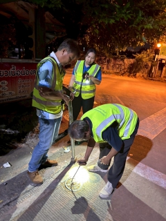 ไฟล์แนบ การประปาส่วนภูมิภาคสาขาขอนแก่น(ชั้นพิเศษ) ทำการออกสำรวจหาท่อแตก-รั่ว โดยวิธี  Step Test หาพิกัดท่อเเตกรั่ว เพื่อเร่งดำเนินการซ่อมเเซม มุ่งลดน้ำสูญเสีย