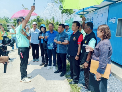 ไฟล์แนบ กปภ.สาขาคลองท่อมเข้าร่วมโครงการน้ำดื่มสะอาดบริการประชาชนขององค์การบริหารส่วนตำบลเพหลา