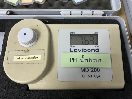 ไฟล์แนบ กปภ.สาขาคลองท่อม ดำเนินการตรวจสอบคุณภาพน้ำดิบประจำวัน