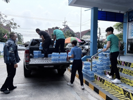 ไฟล์แนบ กปภ.สาขาศรีราชา ร่วมสนับสนุนน้ำดื่มบรรจุขวดตราสัญลักษร์ กปภ.ให้กับเทศบาลตำบลบางพระ