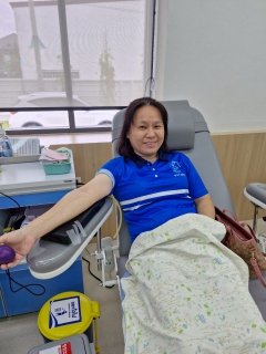 ไฟล์แนบ การประปาส่วนภูมิภาคสาขาทุ่งสง ร่วมบริจาคโลหิต ถวายเป็นพระราชกุศลแด่สมเด็จพระกนิษฐาธิราชเจ้า กรมสมเด็จพระเทพรัตนราชสุดา ฯ สยามบรมราชกุมารี