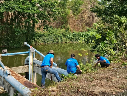 ไฟล์แนบ การประปาส่วนภูมิสาขาทุ่งเสลี่ยม จัดกิจกรรมอาสาบำเพ็ญสาธารณประโยชน์ เนื่องในวันข้าราชการพลเรือน ประจำปี 2568 ดูแลความสะอาดแหล่งน้ำดิบ และฝายแม่บ่อทอง