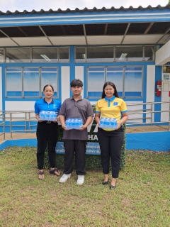 ไฟล์แนบ การประปาส่วนภูมิภาคสาขาท่าแซะ มอบน้ำดื่มบรรจุขวดตราสัญลักษณ์กปภ.