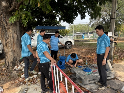 ไฟล์แนบ กปภ.สาขามหาสารคาม ดำเนินการล้างประตูน้ำ เพื่อเพิ่มประสิทธิภาพการจ่ายน้ำ เตรียมความพร้อมในช่วงเทศกาลสงกรานต์