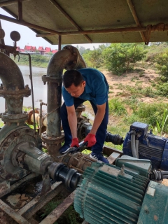 ไฟล์แนบ กปภ.สาขามหาสารคาม ดำเนินการตรวจเช็คเครื่องสูบน้ำ เพื่อเพิ่มประสิทธิภาพการจ่ายน้ำ เตรียมความพร้อมในช่วงเทศกาลสงกรานต์