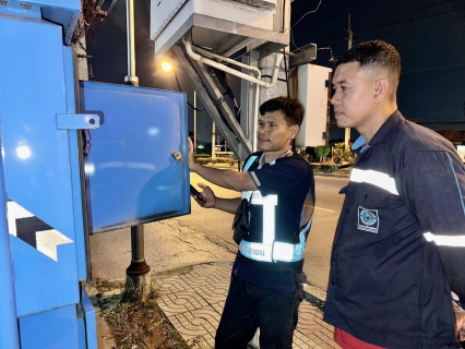 ไฟล์แนบ กปภ.สาขาสมุทรสาคร (พ) ลงพื้นที่สำรวจหาท่อแตก-ท่อรั่วในระบบจำหน่ายน้ำ (Step Test) บริเวณ DMA-18-คลองนา 2