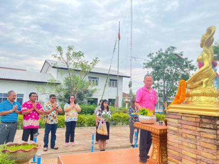 ไฟล์แนบ กปภ.สาขาหนองบัวแดง ร่วมทำบุญตักบาตรเพื่อสืบสานประเพณีไทย และร่วมจัดกิจกรรมสรงน้ำพระพุทธรูป พระแม่ธรณี รดน้ำดำหัวขอพรผู้ใหญ่ ประจำปี 2568