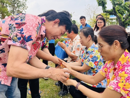 ไฟล์แนบ กปภ.สาขาราชบุรี จัดกิจกรรมสรงน้ำพระพุทธรูป และพิธีรดน้ำขอพรผู้บริหาร เนื่องในเทศกาลสงกรานต์  ประจำปี 2568