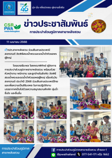 ไฟล์แนบ กปภ.สาขาหลังสวน ร่วมสืบสานประเพณีสงกรานต์ จัดพิธีสรงน้ำพระและรดน้ำดำหัวขอพรผู้ใหญ่