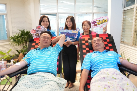 ไฟล์แนบ กปภ.ข.7 และ กปภ.สาขาในสังกัด ร่วมบริจาคโลหิต โครงการ 70 พรรษา 70 ล้านซีซี เฉลิมพระเกียรติสมเด็จพระกนิษฐาธิราชเจ้า กรมสมเด็จพระเทพรัตนราชสุดาฯ  สยามบรมราชกุมารี