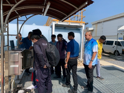 ไฟล์แนบ กปภ.สาขาอ้อมน้อย ร่วมทดสอบความเที่ยงตรงของมาตรวัดน้ำหลักและตรวจสอบแก้ไขมาตรวัดน้ำหลัก A สถานีจ่ายน้ำมหาชัย (SS3)