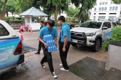 ไฟล์แนบ กปภ. จัดเต็ม สนองนโยบาย มท. มอบน้ำดื่มสะอาดกว่าแสนลิตร ช่วยเหลือประชาชนจากเหตุการณ์แผ่นดินไหว มั่นใจได้ ! ระบบประปาปลอดภัยไม่พบความเสียหาย