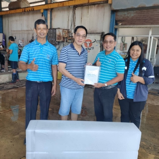 ไฟล์แนบ การประปาส่วนภูมิภาคสาขาชุมพร พบลูกค้ารายใหญ่ โรงน้ำแข็งเพ็ญพรรณ
