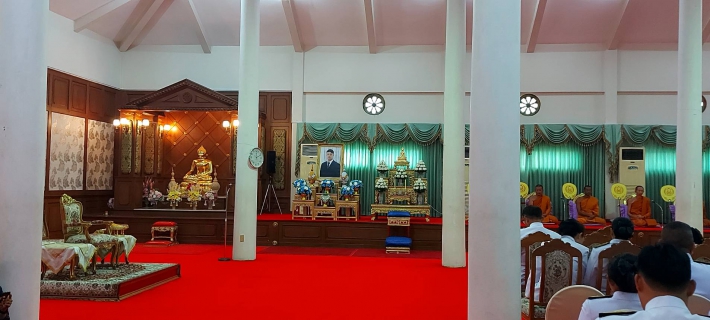 ไฟล์แนบ กปภ.สาขาปทุมธานี(พ) เข้าร่วมพิธีเจริญพระพุทธมนต์เฉลิมพระเกียรติสมเด็จพระเจ้าลูกยาเธอเจ้าฟ้าทีปังกรรัศมีโชติ มหาวชิโรตตมางกูร สิริวิบูลยราชกุมาร เนื่องในโอกาสวันคล้ายวันประสูติ ๒๙ เมษายน