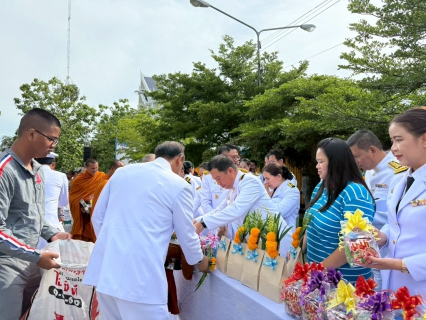 ไฟล์แนบ กปภ.สาขาประจวบคีรีขันธ์ เข้าร่วมพิธีถวายพระพรชัยมงคลและพิธีทำบุญตักบาตรเนื่องในวันคล้ายวันประสูติ สมเด็จพระเจ้าลูกยาเธอ เจ้าฟ้าทีปังกรรัศมีโชติ มหาวชิโรตตมางกูร สิริวิบูลยราชกุมาร 29 เมษายน 2568