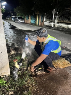 ไฟล์แนบ กปภ.สาขาบ้านฉาง จัดกิจกรรม STEP TEST "LEAK รั่ว ไม่หลีกเลี่ยง" ปี 2568 ครั้งที่ 2 เพื่อลดน้ำสูญเสียเชิงรุก