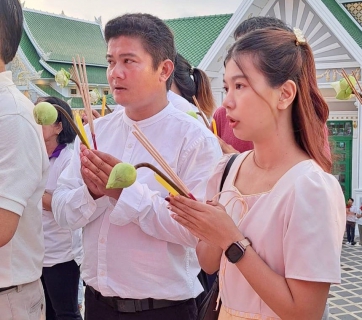 ไฟล์แนบ กปภ.สาขาปทุมธานี(พ) ร่วมเวียนเทียนในกิจกรรมส่งเสริมพระพุทธศาสนา เนื่องในเทศกาลวันวิสาขบูชา