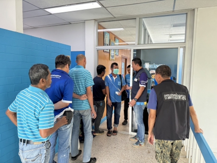 ไฟล์แนบ กปภ.สาขาปราณบุรี จัดกิจกรรมสุ่มตรวจสารเสพติด ภายใต้โครงการ "โรงงานสีขาว"