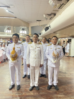 ไฟล์แนบ กปภ.สาขากาญจนบุรี เข้าร่วมพิธีถวายเครื่องราชสักการะและวางพานพุ่ม และพิธีจุดเทียนถวายพระพรชัยมงคล สมเด็จพระนางเจ้าฯ พระบรมราชินี เนื่องในโอกาสวันเฉลิมพระชนมพรรษา 3 มิถุนายน 2568 