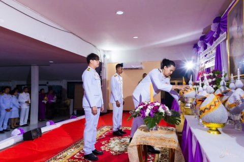 ไฟล์แนบ การประปาส่วนภูมิภาคสาขาเกาะพะงัน ร่วมพิธีทำบุญตักบาตรถวายพระราชกุศล วันเฉลิมพระชนมพรรษา สมเด็จพระนางเจ้า ฯ พระบรมราชินี 