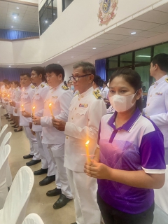 ไฟล์แนบ กปภ.สาขาสระแก้ว เข้าร่วมพิธีถวายเครื่องราชสักการะและวางพานพุ่ม พร้อมจุดเทียนถวายพระพรชัยมงคลเนื่องในกิจกรรมเฉลิมพระเกียรติสมเด็จพระนางเจ้าสุทิดา พัชรสุธาพิมลลักษณ พระบรมราชินี เนื่องในโอกาสวันเฉลิมพระชนมพรรษา 3 มิถุนายน 2568