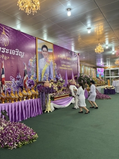 ไฟล์แนบ กปภ.สาขาสามพราน ร่วมพิธีถวายเครื่องราชสักการะและวางพานพุ่ม และพิธีจุดเทียนถวายพระพรชัยมงคล เฉลิมพระเกียรติสมเด็จพระนางเจ้าสุทิดา พัชรสุธาพิมลลักษณ  พระบรมราชินี เนื่องในโอกาสวันเฉลิมพระชนมพรรษา 3 มิถุนายน 2568