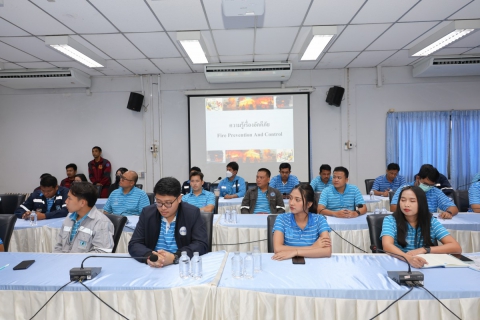 ไฟล์แนบ กปภ.ข.3 จัดอบรมหลักสูตรดับเพลิงขั้นต้น ฝึกซ้อมดับเพลิง และฝึกซ้อมอพยพหนีไฟ ประจำปี 2568