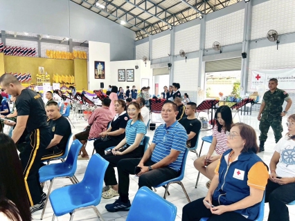 ไฟล์แนบ กปภ.สาขาคลองใหญ่ เข้าร่วมกิจกรรมบริจาคโลหิต พร้อมสนับสนุนน้ำดื่มบรรจุขวดตราสัญลักษณ์ กปภ. ให้กับ ที่ว่าการอำเภอคลองใหญ่