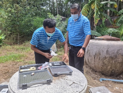 ไฟล์แนบ การประปาส่วนภูมิภาคสาขาอ่าวลึก ได้ดำเนินการตรวจสอบคุณภาพน้ำประปาให้กับเทศบาลตำบลคลองหิน