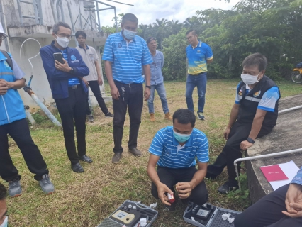 ไฟล์แนบ การประปาส่วนภูมิภาคสาขาอ่าวลึก ได้ดำเนินการตรวจสอบคุณภาพน้ำประปาให้กับเทศบาลตำบลคลองหิน