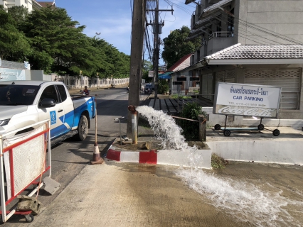 ไฟล์แนบ กปภ.สาขากระบี่ ดำเนินการตามแผนงานบริการและควบคุมน้ำสูญเสีย โบล์วน้ำเพื่อระบายตะกอนในเส้นท่อ บริเวณพื้นที่ ถนนเจ้าฟ้า ตำบลปากน้ำ อำเภอเมืองกระบี่ จังหวัดกระบี่
