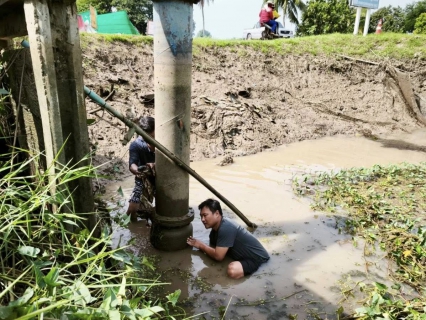 ไฟล์แนบ กปภ.สาขาสมุทรสาคร (พ) ดำเนินการกำจัดเศษขยะและวัชพืช บริเวณท่อทางดูดปั๊มบ่อยืม สถานีผลิตน้ำโพธาราม