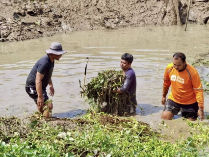 ไฟล์แนบ กปภ.สาขาสมุทรสาคร (พ) ดำเนินการกำจัดเศษขยะและวัชพืช บริเวณท่อทางดูดปั๊มบ่อยืม สถานีผลิตน้ำโพธาราม