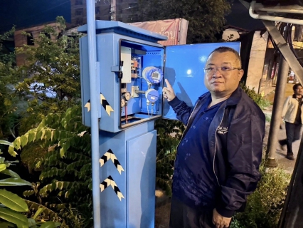 ไฟล์แนบ กปภ.สาขาสมุทรสาคร (พ) ลงพื้นที่ดำเนินการ Step Test ค้นหาท่อแตก-ท่อรั่ว บริเวณ DMA-18-คลองนา 2