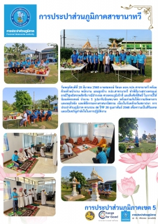 ไฟล์แนบ กปภ.สาขานาทวี ทำบุญสำนักงาน เนื่องในวันคล้ายวันสถาปนา การประปาส่วนภูมิภาค ครบรอบ 46 ปี