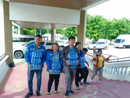 ไฟล์แนบ กปภ.สาขากาญจนบุรี มอบน้ำดื่มบรรจุขวดตราสัญลักษณ์ 