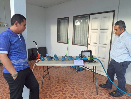 ไฟล์แนบ กปภ.สาขาเพชรบูรณ์ ดำเนินการทดสอบความปกติของมาตรวัดน้ำ