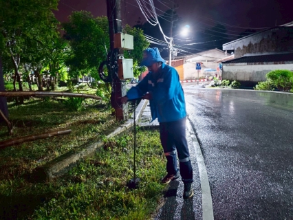 ไฟล์แนบ กปภ.สาขาตะกั่วป่า ดำเนินงานตามแผนบริหารจัดการน้ำสูญเสียเชิงรุก ทำ Step Test ลงพื้นที่เดินเท้าหาท่อแตกรั่ว พร้อมซ่อมปิดจุด เพื่อลดการเกิดน้ำสูญเสีย