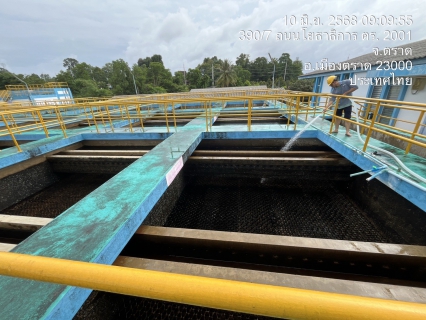 ไฟล์แนบ การประปาส่วนภูมิภาคสาขาตราด ดำเนินการล้างถังตกตะกอน สถานีผลิตน้ำปลายคลอง 2