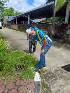 ไฟล์แนบ วันที่ 23 มิถุนายน 2568 การประปาส่วนภูมิภาคสาขาเขาชัยสน นำโดย นายณัฐยุทธ โชโต ผู้จัดการ พร้อมด้วยหัวหน้างานและพนักงานในสังกัด เดินสำรวจหาท่อรั่ว หลังจากการดำเนินการทำ STEP TEST DAY พื้นที่ ในพื้นที่ DMA - 03 บางแก้ว ฝั่งซ้าย (โซนรถไฟ)