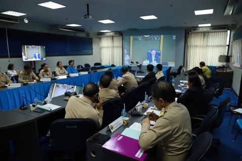 ไฟล์แนบ กปภ.สาขากำแพงเพชร ร่วมประชุมติดตามนโยบายของรัฐบาล และภารกิจสำคัญของ กระทรวงมหาดไทย "สานงานต่อ ก่องานใหม่"  ผ่านระบบวิดีทัศน์ทางไกล (vcs) สดจากห้องประชุมราชสีห์ ศาลาว่าการกระทรวงมหาดไทย
