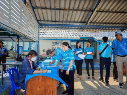 ไฟล์แนบ กปภ.สาขากาญจนดิษฐ์ ตรวจสารเสพติดบุคลากรในหน่วยงาน ภายใต้โครงการ โรงงานสีขาว