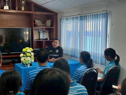 ไฟล์แนบ กปภ.สาขากาญจนดิษฐ์ ตรวจสารเสพติดบุคลากรในหน่วยงาน ภายใต้โครงการ โรงงานสีขาว