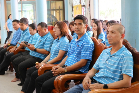 ไฟล์แนบ กปภ.ข.3 ร่วมถวายเทียนจำนำพรรษา ทอดผ้าป่าสามัคคี มอบทุนการศึกษา และกิจกรรมจิตอาสา ณ วัดบ้านหม้อ (ประชารังษี) ปี 2568