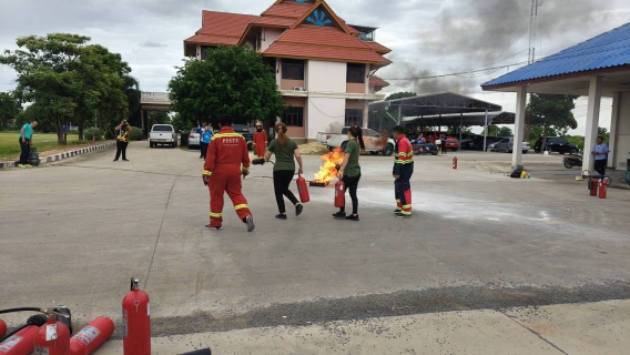 ไฟล์แนบ กปภ.สาขาเลาขวัญ เข้าร่วมฝึกอบรมโครงการฝึกอบรมทบทวนซ้อมแผนดับเพลิง ประจำปีงบประมาณ 2568