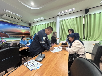 ไฟล์แนบ การประปาส่วนภูมิภาคสาขากระบี่ จัดกิจกรรม "โครงการ มุ่งมั่น เพื่อปวงชน เติมใจให้กัน" ครั้งที่ 8/2568 ลงพื้นที่ให้บริการประชาชนรับชำระค่าติดตั้งประปาใหม่ 