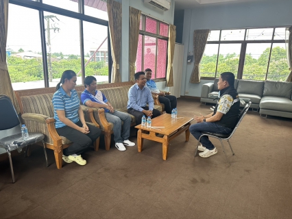 ไฟล์แนบ การประปาส่วนภูมิภาคสาขาบางสะพาน เข้าพบ นายกเทศบาลตำบลร่อนทอง พบปะพูดคุย รับฟังปัญหาและร่วมกันหารืองานวางท่อขยายเขตในเขตเทศบาลตำบลร่อนทองเ