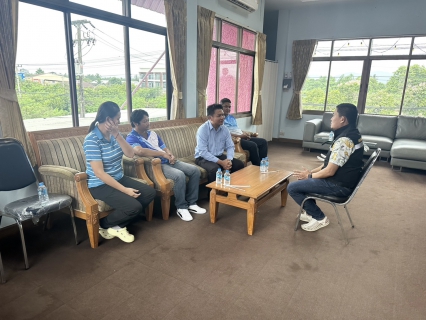 ไฟล์แนบ การประปาส่วนภูมิภาคสาขาบางสะพาน เข้าพบ นายกเทศบาลตำบลร่อนทอง พบปะพูดคุย รับฟังปัญหาและร่วมกันหารืองานวางท่อขยายเขตในเขตเทศบาลตำบลร่อนทองเ