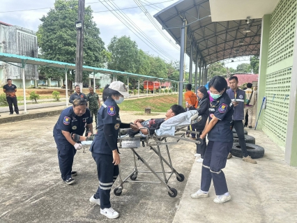 ไฟล์แนบ กปภ.สาขาในพื้นที่จังหวัดพังงา เข้าร่วมการฝึกซ้อมเสมือนจริงการบริหารวิกฤตการณ์ระดับชาติด้านสาธารณภัย ปี 2568 (C-MEX 25) ภัยจากสึนามิ ณ โรงเรียนราชประชานุเคราะห์ 35 จังหวัดพังงาและพื้นที่บ้านน้ำเค็ม